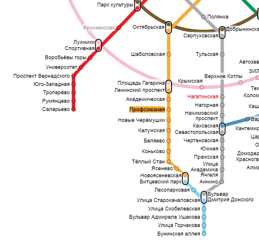 Коньково метро на карте москвы